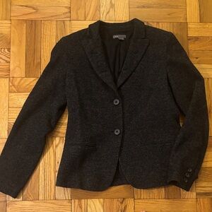 Vince wool women's charcoal blazer